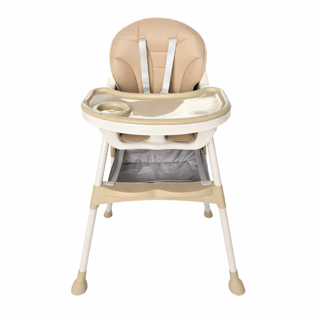 Scaun de masă pentru bebeluși KIDOO KD-44, Roz, cu centură de siguranță în 5 puncte