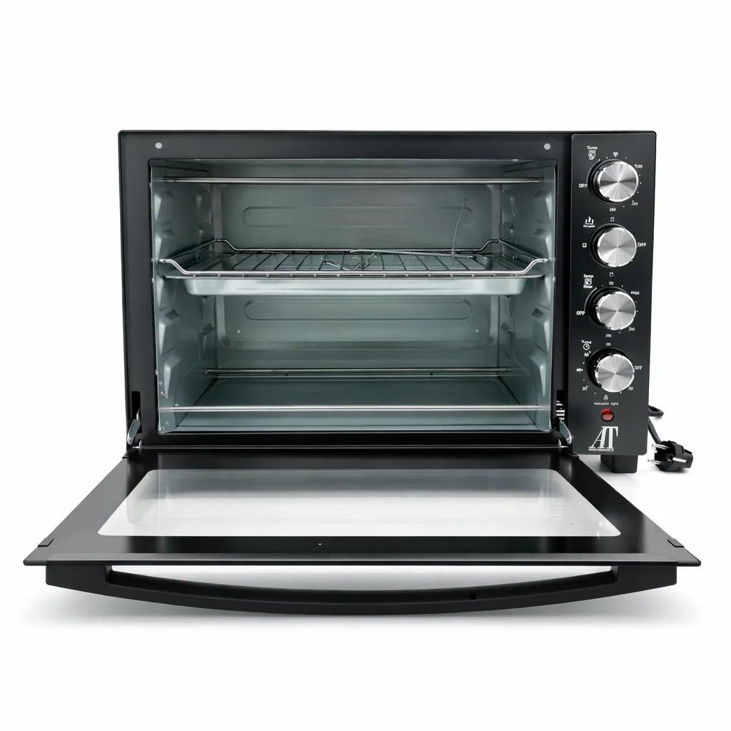 Cuptor Electric AT Performance AT-060L, 60L, 3000W, Timer 60 min, Negru