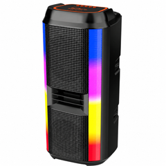 Boxă Portabilă Bluetooth Sing-e ZQS42101, 20W, 2x4", Baterie 2500mAh, LED RGB, USB/TF, Bluetooth 5.0