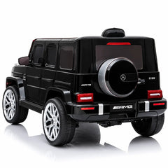 Mașinuță Electrică KIDOO pentru Copii Mercedes-Benz AMG G63, Licență Oficială, 12V, 2 Motoare x 30W, Telecomandă Parentală 2.4G, Bluetooth, USB, Radio FM, Faruri LED, Suspensii, Centură de Siguranță, 3–5 km/h, 105 x 65 x 55 cm