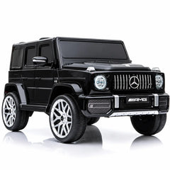 Mașinuță Electrică KIDOO pentru Copii Mercedes-Benz AMG G63, Licență Oficială, 12V, 2 Motoare x 30W, Telecomandă Parentală 2.4G, Bluetooth, USB, Radio FM, Faruri LED, Suspensii, Centură de Siguranță, 3–5 km/h, 105 x 65 x 55 cm