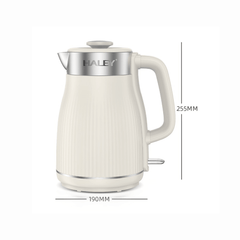 Fierbător Electric Din Plastic 2,2L, HY-8911, 1800W, Interior Din Inox, Oprire Automată 3-Way, Bază 360°