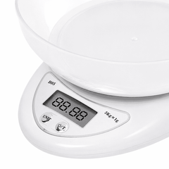 Cântar Electronic De Bucătărie Haley HY-5020, Capacitate 5 Kg, Precizie 1 g, Bol 600 ml, Ecran LCD, Funcție Tara