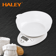 Cântar Electronic De Bucătărie Haley HY-5020, Capacitate 5 Kg, Precizie 1 g, Bol 600 ml, Ecran LCD, Funcție Tara