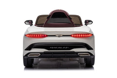 Mașinuță electrică copii Bentley Bacalar oficial licentiat, Kidoo, 12V, 2 motoare, telecomandă 2.4G, LED, USB, Bluetooth, 3-8 ani