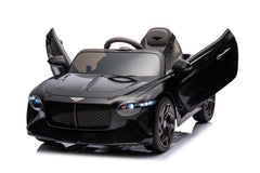 Mașinuță electrică copii Bentley Bacalar oficial licentiat, Kidoo, 12V, 2 motoare, telecomandă 2.4G, LED, USB, Bluetooth, 3-8 ani