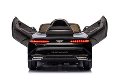 Mașinuță electrică copii Bentley Bacalar oficial licentiat, Kidoo, 12V, 2 motoare, telecomandă 2.4G, LED, USB, Bluetooth, 3-8 ani
