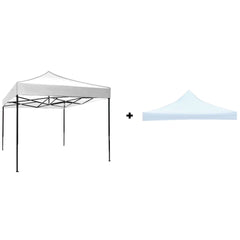 Pachet Cort Pavilion 3x3m + Copertină Rezervă – Impermeabil, Pliabil, Structură Metalică – AT PERFORMANCE®