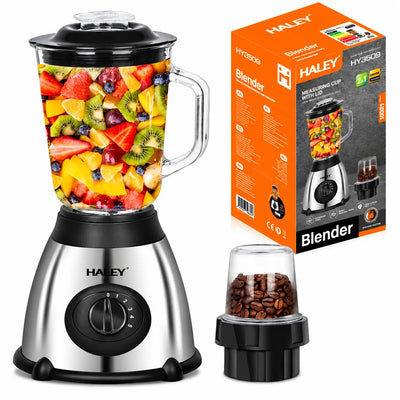 Blender Multifuncțional HALEY 1200W, Capacitate 1.5L, Motor Puternic, Design Compact și Versatil