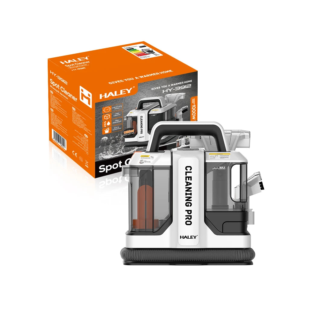 Aspirator, Aparat de Curatat HALEY, cu Injectie/Extractie, 1000W, Elimina Murdaria si Bacteriile in doar Cateva Minute