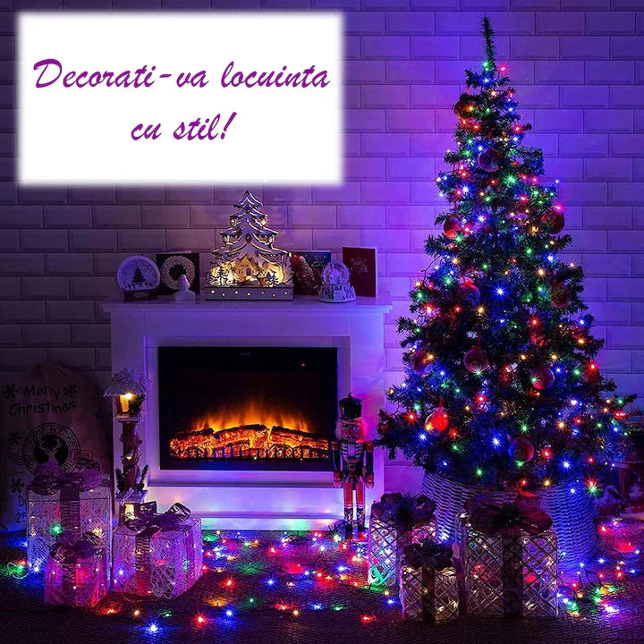 Set 2 x Rola Instalație Liniară 50m, 240 LED-uri, Multicolor, AT PERFORMANCE®