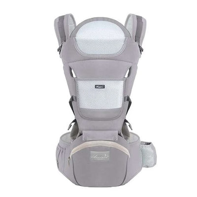 Marsupiu Multifunctional pentru bebelusi cu suport lombar, At Performance, Bumbac, 9 in 1, Varsta 0-36 luni, Verde