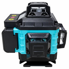 Nivel laser 4D cu 16 linii, AT PERFORMANCE®, 360°, Platforma de ridicare, cu autonivelare, Telecomanda, Lumina verde, Trepied 95 cm