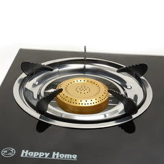 Aragaz cu 2 arzătoare pe gaz AT PERFORMANCE – Design din sticlă temperată, aprindere electrică și funcție Multi-Cooking