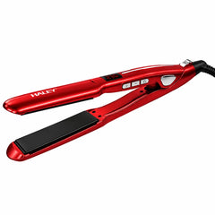 Placă de Îndreptat Părul HALEY HY-3022, 60W, Încălzire Rapidă, Modelare de Lungă Durată, Nu se Lipește de Păr, Hair Straightener, Roșu