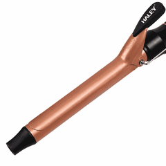 Ondulator de Păr HALEY HY-3503, 55W, 160–220°C, Ceramică cu Turmalină, Afișaj Digital, Încălzire Rapidă, Rose Gold/Negru