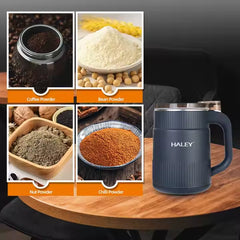 Rasnita Electrica, HALEY, 500W, Capacitate 300g, cu Lame, Performanta si Design Elegant