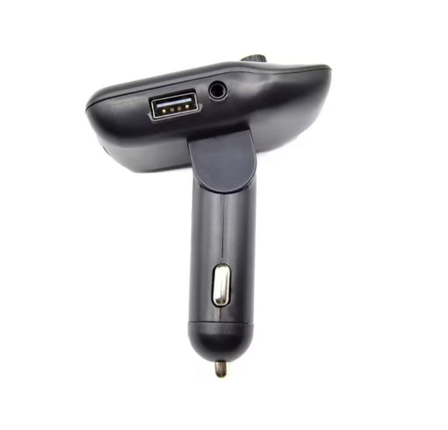 Modulator Auto KlaussTech, Bluetooth, 2 x Porturi USB, Micro SD, Ecran LED, 87 dB, ABS, Handsfree, Negru