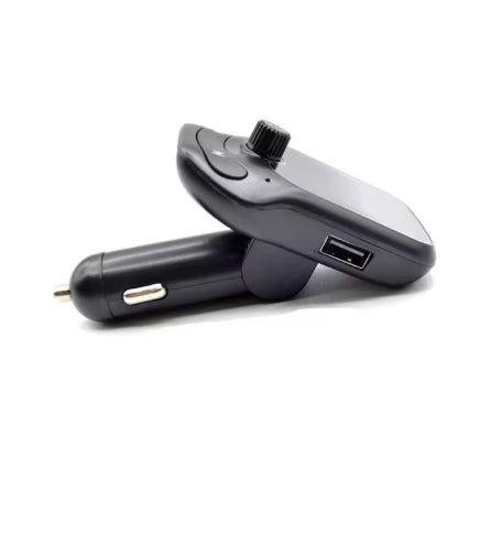 Modulator Auto KlaussTech, Bluetooth, 2 x Porturi USB, Micro SD, Ecran LED, 87 dB, ABS, Handsfree, Negru