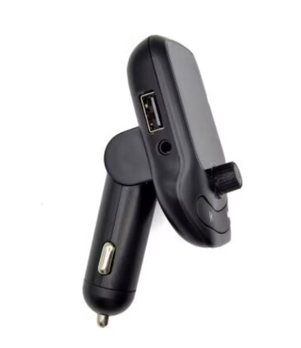 Modulator Auto KlaussTech, Bluetooth, 2 x Porturi USB, Micro SD, Ecran LED, 87 dB, ABS, Handsfree, Negru