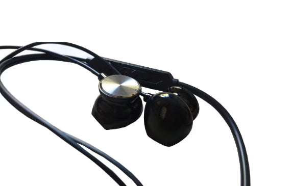 Casti Intraauriculare KLGO KS 13, Cu Fir, Microfon, Butoane Control Volum, Dynamic Sound, Negre