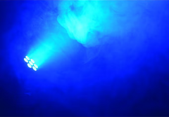 Proiector lumini Moving Head, 8 W x 7 LED, Negru, AT PERFORMANCE