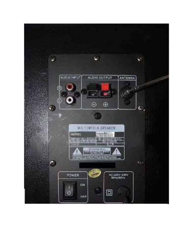 Set Boxe, At Performance, Usb, SD card, radio FM, bluetooth, Telecomanda, Ailiang, Negru