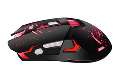 Mouse Gaming Weibo, S10 cu senzor optic rezolutie 1600/2400/3200 DPI, Rosu