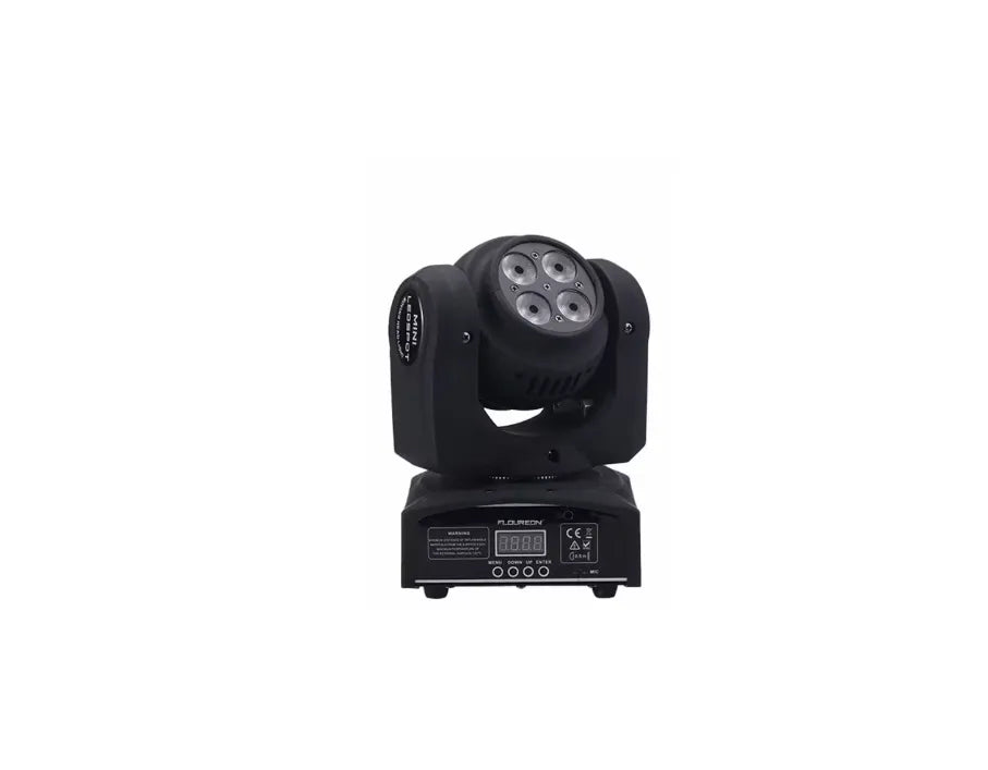Proiector joc de lumini Double Face Moving Head Light, AT PERFORMANCE®, 30 x 20 x 24 cm, negru