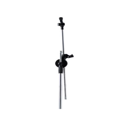 Stativ pentru Microfon Profesional AT PERFORMANCE® – Reglabil pe Înălțime, Metalic, 200 cm, Negru/Argintiu
