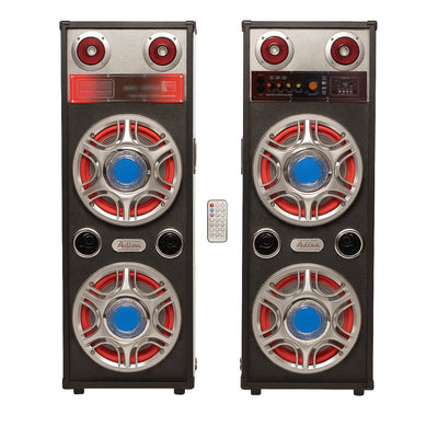 Boxe Audio Profesionale Ailiang ATP813-DT 500W cu Bluetooth, Karaoke, LED Bass și Telecomand