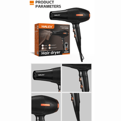 Uscător De păr Profesional HALEY HY-4015, 2000W, Control Inteligent Al Temperaturii