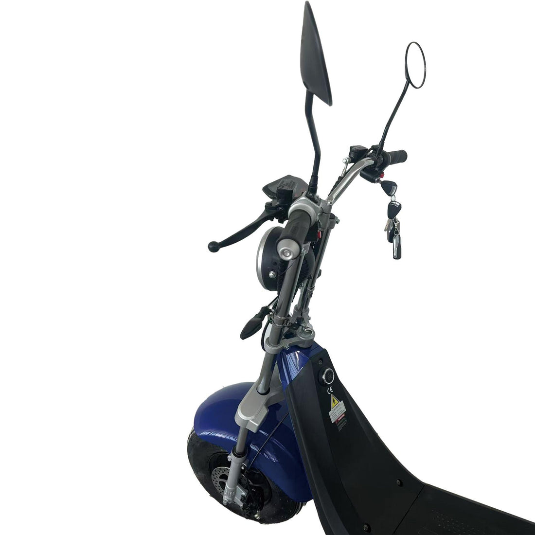 Scuter Electric 2 Persoane, Viteză Limitată 25 km/h – Fără Permis, Viteza maxima 45 km/h, Autonomie 90 km, Motor 1500W, 2X Baterie 20Ah, Suspensie Hidraulică, COC Inclus