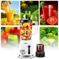 Blender Cu Funcție Pulse, 2 Viteze, Capacitate 1.5L, 500W, Lame Din Oțel Inoxidabil, Funcție De Zdrobire A Gheții Și Protecție La Supraîncălzire