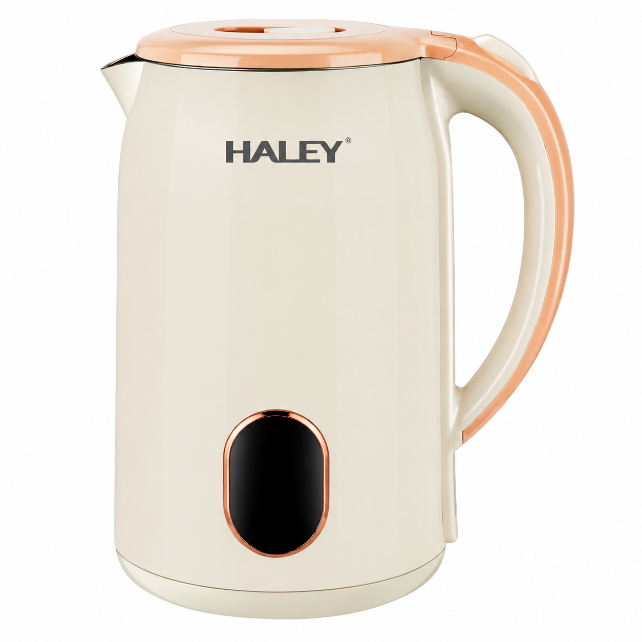 Fierbător Electric HALEY HY-8915, 2,5L, 2000W, Inox SUS 304, Bază Rotativă 360°, Oprire Automată, Protecție Fierbere Fără Apă