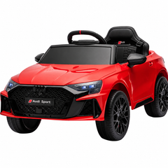 Mașinuță Electrică Pentru Copii KIDOO Audi RS 3 Sportback 2025, Licență Oficială Audi, 12V 4.5Ah, Telecomandă 2.4G, 3 Viteze, Bluetooth, USB, Lumini LED, Alb