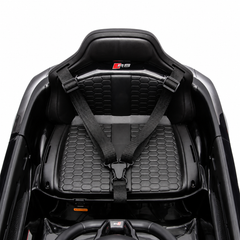 Mașinuță Electrică Pentru Copii KIDOO Audi RS 3 Sportback 2025, Licență Oficială Audi, 12V 4.5Ah, Telecomandă 2.4G, 3 Viteze, Bluetooth, USB, Lumini LED, Alb