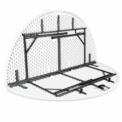 Masă Rotundă Pliabilă AT PERFORMANCE® 150 cm, HDPE Profesional, 400 kg, pentru Evenimente și Catering