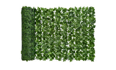 Gard viu decorativ frunze artificiale AT PERFORMANCE®, 3m x 1m lungime, verde