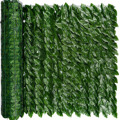 Gard viu decorativ frunze artificiale AT PERFORMANCE®, 3m x 1m lungime, verde