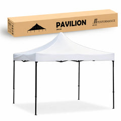 Cort tip Pavilion AT PERFORMANCE 3x3m Albastru, Verde, Alb, Rosu, Prelata Impermeabila, Pliabil, Structura Metalica Solida, Pentru Curte, Gradina, Evenimente