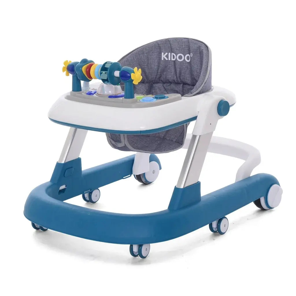 Premergător educațional 3 în 1 KIDOO®, pentru copii | Masuță, Premergător ; Antemergător | Reglabil, Muzical, Anti-cădere