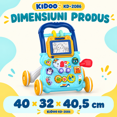 Dimensiunile antemergătorului KIDOO KD-2086: 40 × 32 × 40,5 cm