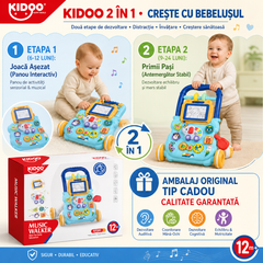 KIDOO KD-2086 prezentat cu panou de activități și mâner