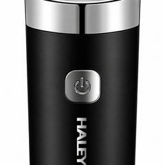 Aparat de Bărbierit Electric HALEY HY-4705 3 în 1, 3 Capete Rotative, Trimmer Barbă și Nas, Încărcare USB, Bărbați