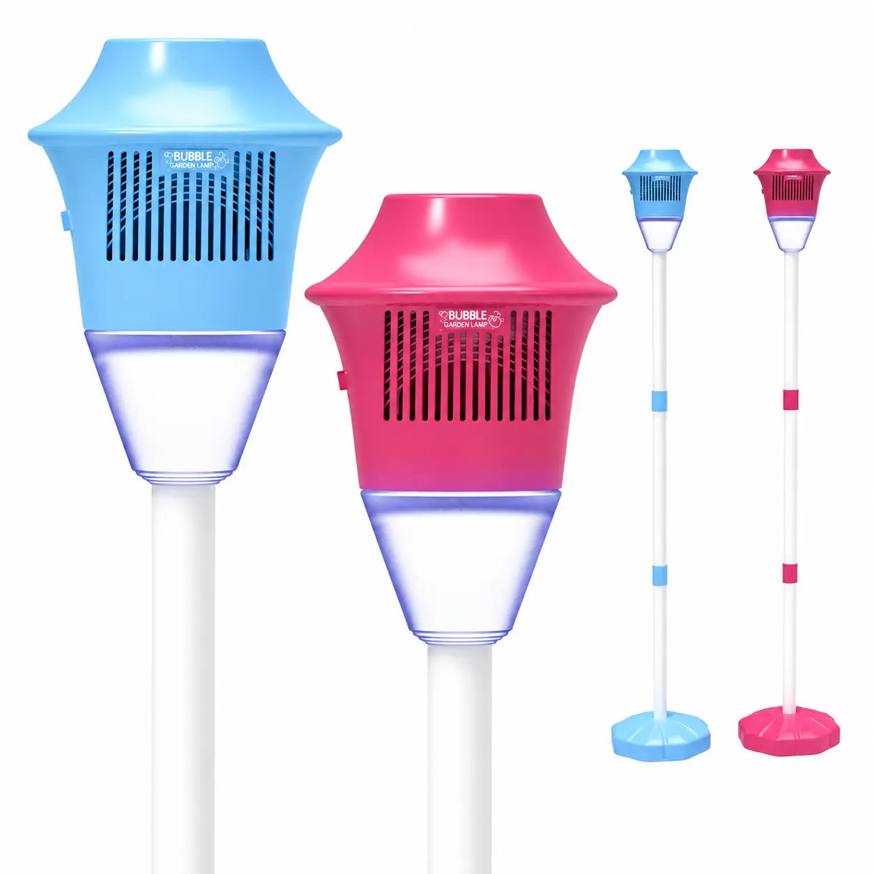 Lampă Bubble Torch pentru Copii cu Generator Automat de Baloane de Săpun,Roz Efecte Luminoase și Înălțime Reglabilă