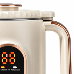 Aparat Multifuncțional pentru Prepararea Laptelui Vegetal și de Soia HALEY® HY-2721, 1800 ml, Putere Mixare 500W, Încălzire 1000W, 8 Funcții, Panou Tactil, Timer 12 Ore, Autocurățare