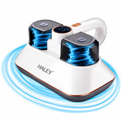 Aparat pentru Îndepărtarea Acarienilor și a Scamelor HALEY HY-1937, 500W, Putere de Aspirare 8500Pa, Sistem de Filtrare Multistrat, Funcție Antibacteriană, Display LED, Recipient 200 ml
