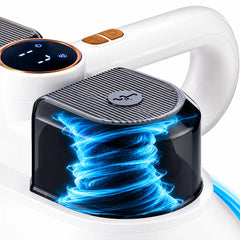 Aparat pentru Îndepărtarea Acarienilor și a Scamelor HALEY HY-1937, 500W, Putere de Aspirare 8500Pa, Sistem de Filtrare Multistrat, Funcție Antibacteriană, Display LED, Recipient 200 ml