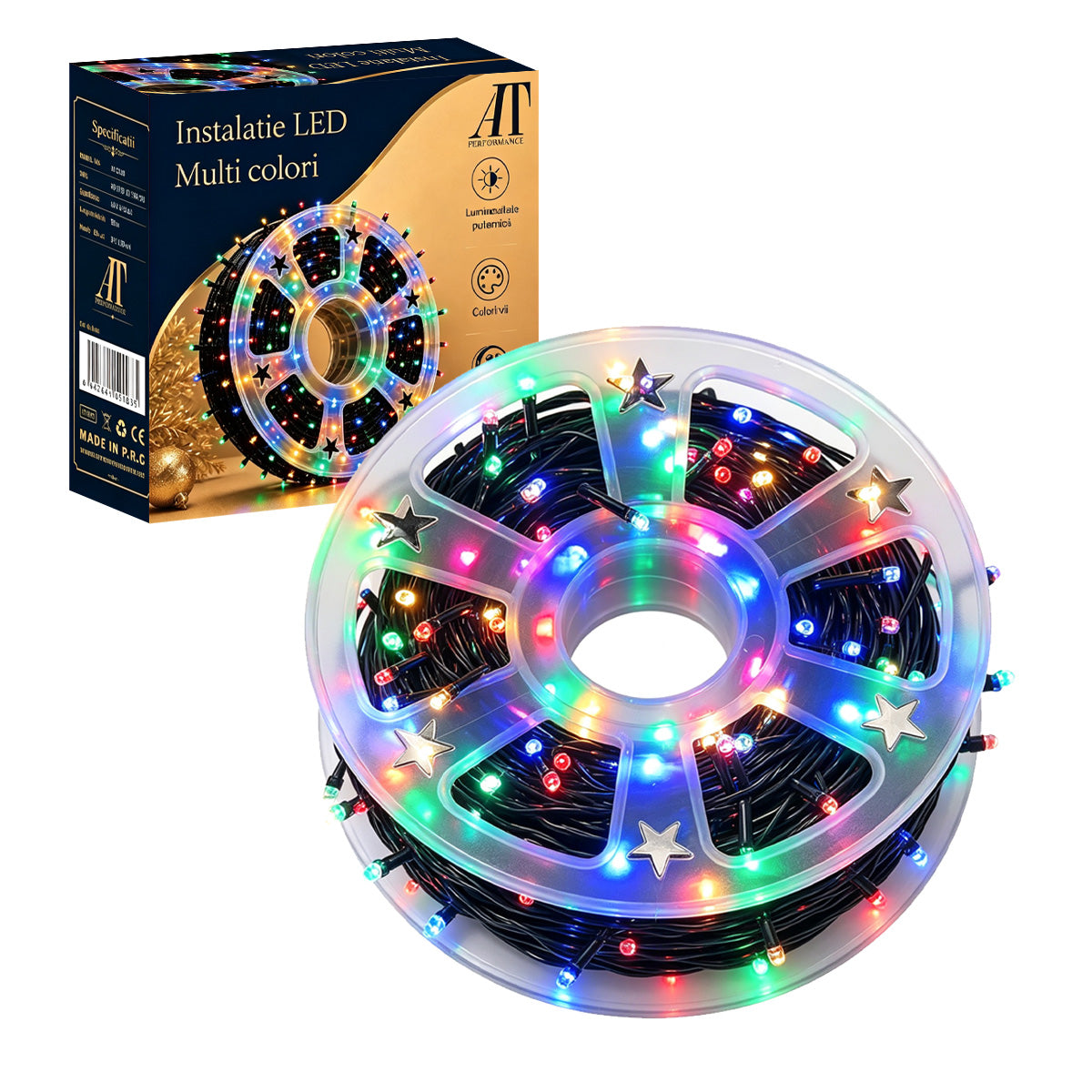 AT-2129 – instalație multicoloră pe tambur cu ambalaj